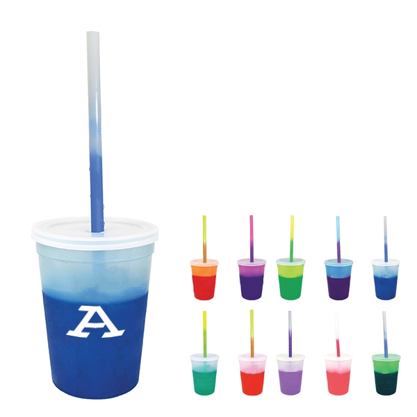 Reusable Plastic Lids and Straws for Stadium Cups