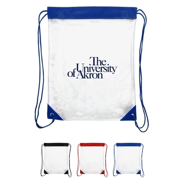 Rally Clear Drawstring Bag