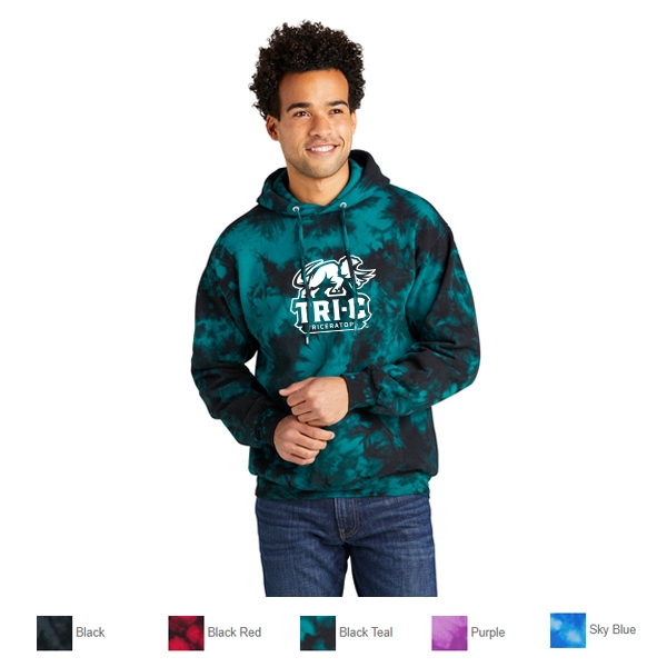 Port & Company Crystal Tie-Dye Pullover Hoodie, Product