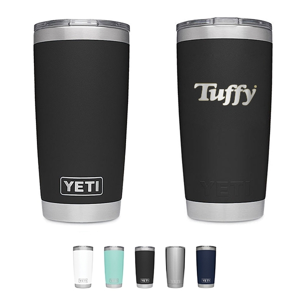 Yeti Rambler Tumbler with MagSlider Lid, Black, 20 oz