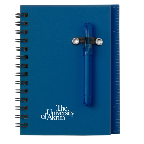 Printed Hawken Eco Spiral Journal and Pen Sets (70 Sheets