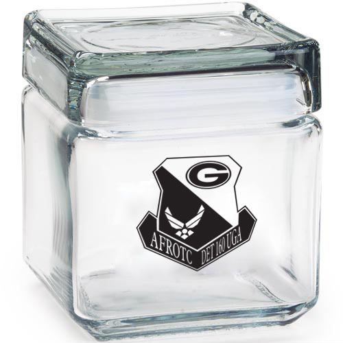 32oz. Square Glass Candy Jar