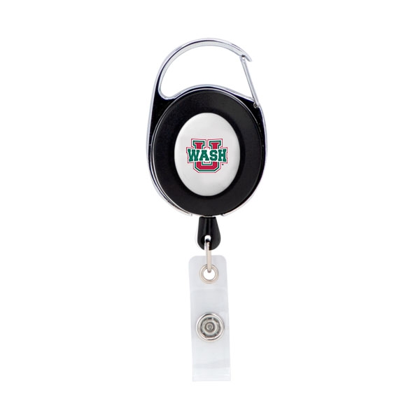 Retractable Badge Holder With Laminated Label