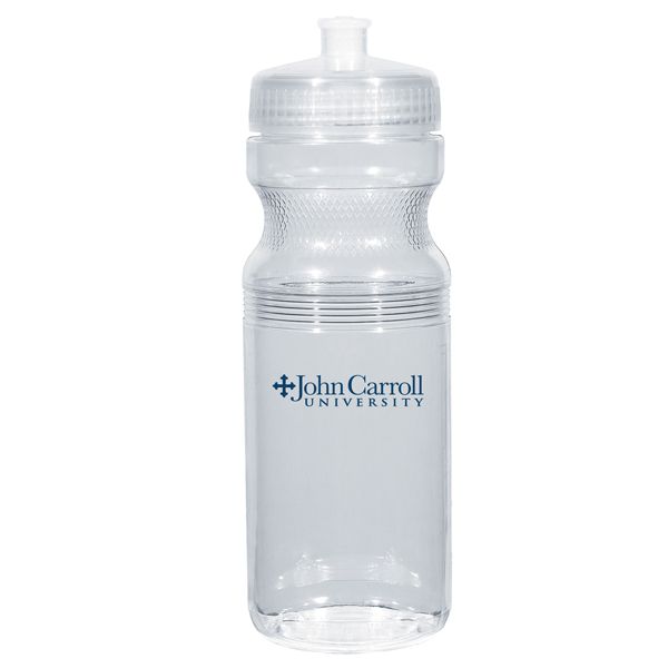24 oz Poly-Clear Plastic Water Bottle