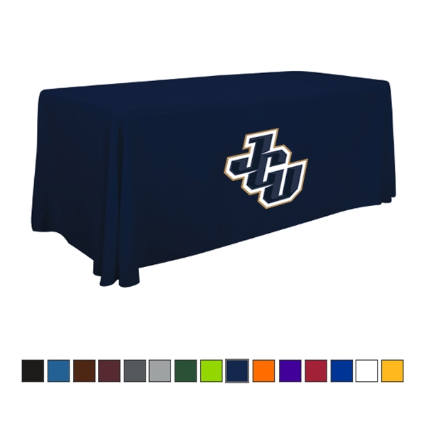 6 ft Fitted Table Throw - Full Color Front Only