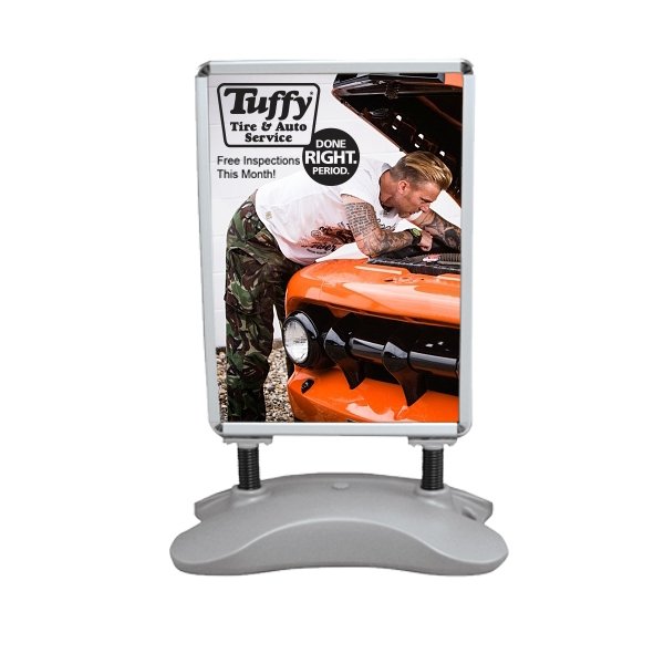 Outdoor Flex Sign with Ballast Base Kit