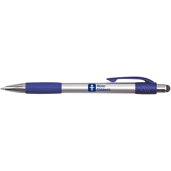 THINKERS Pen Black & Blue Ink Cartridges Presentation Case .7mm Rollerball Executive Pen Capactive Stylus Tip 