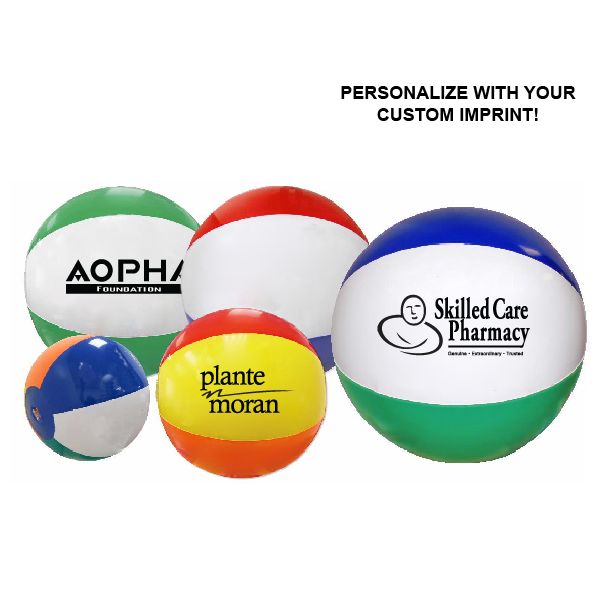 colored beach balls
