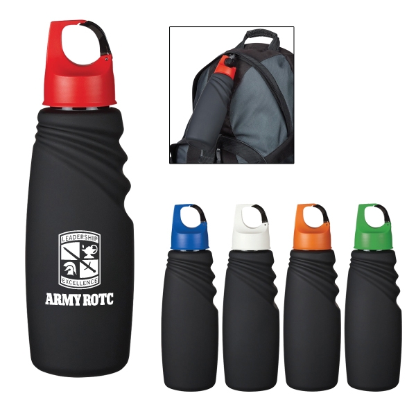 The Fanatic Group DROP SHIP 24oz Frosted Sport Bottle w/ Carabiner Clip  Large Vegas Bar Flag (ONLINE ONLY)