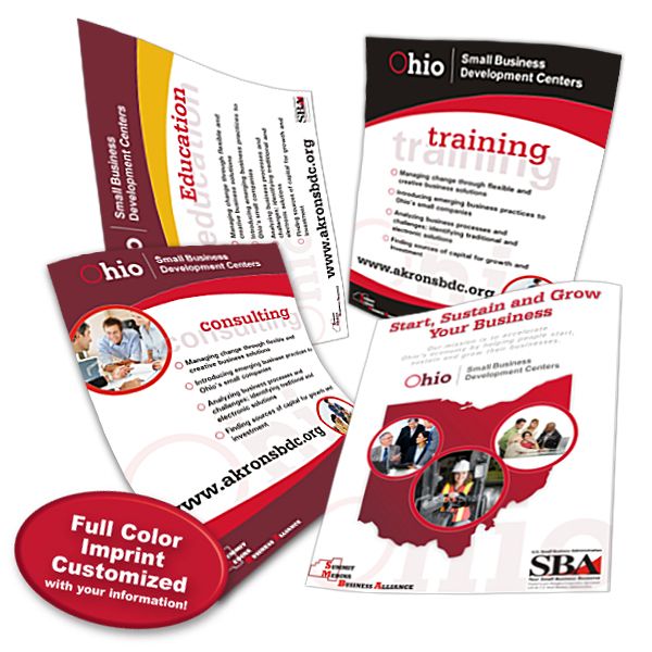 Glossy Business Advertising Flyers and Brochures