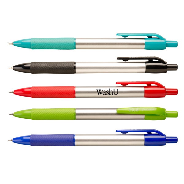 Xact® Chrome Fine Point Pen - Hub