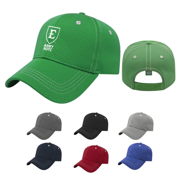 Textured Cap Soft Textured Polyester Mesh Cap