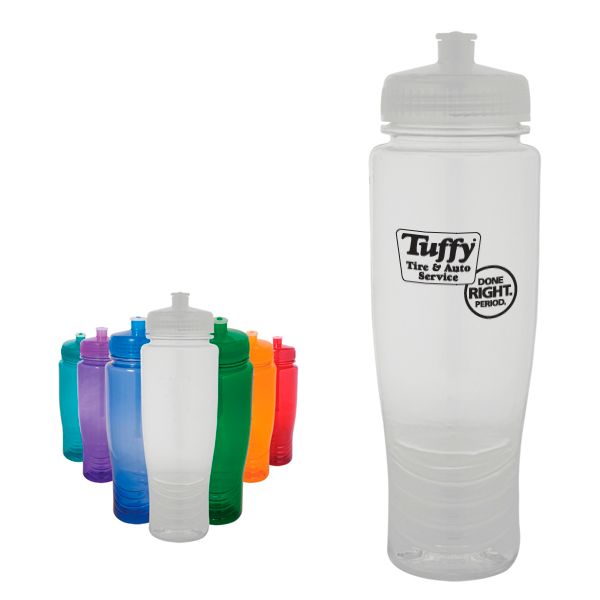 Promotional Water Bottles 24 oz. Slim Fit Water Bottle with Flip Lid Sample