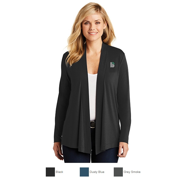 ladies interlock cardigan