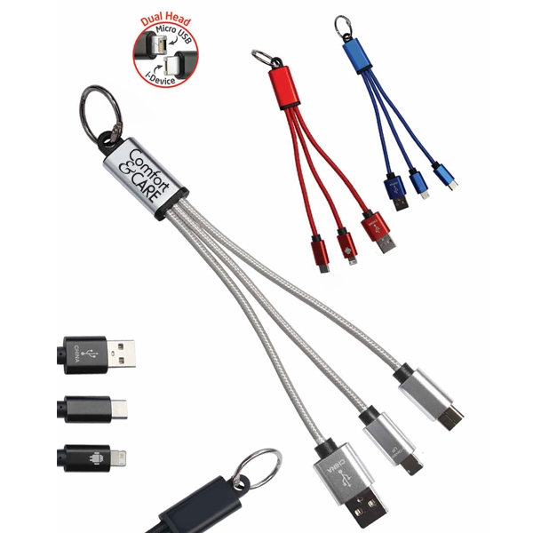 The Tough Braided 3in1 Charging Cable