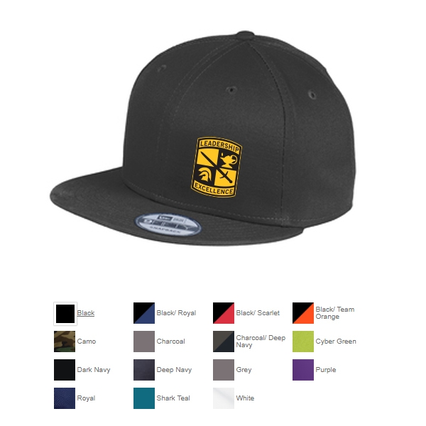 new era flat bill snapback hat