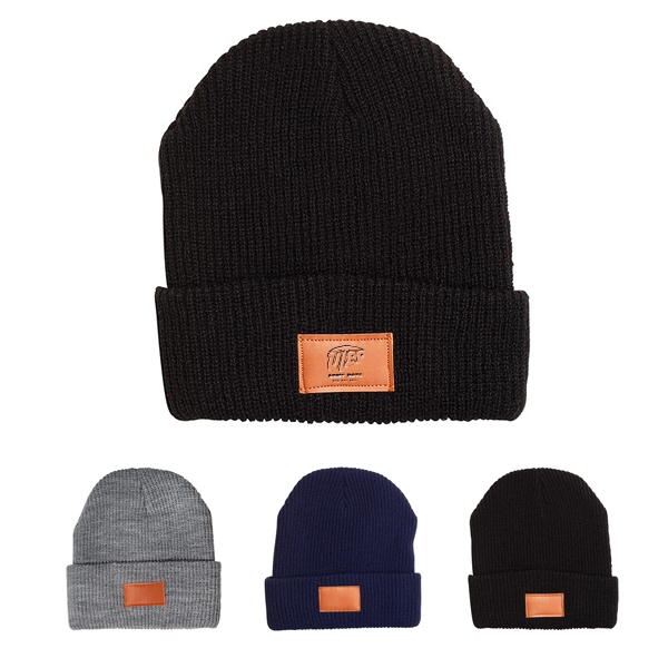 Cuffed Rib Knit Beanie