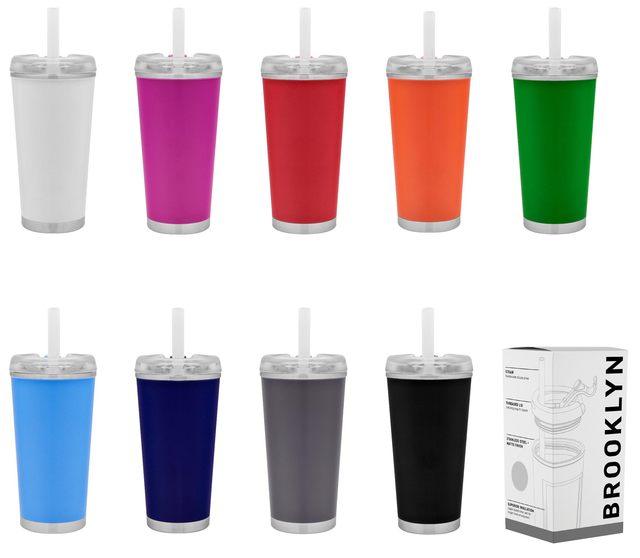 16 oz Brooklyn Thermal Tumblers