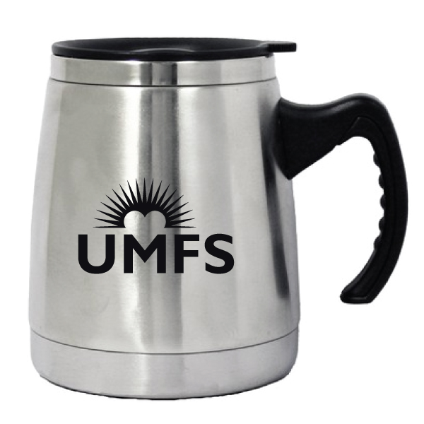 Soffe Stainless Steel Coffee Mug With Cover Large Capacity