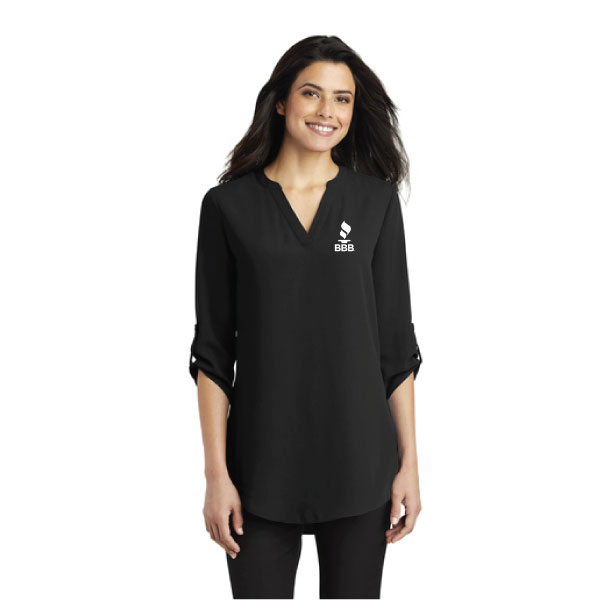 Port Authority Ladies 3/4-Sleeve Tunic Blouse, Product